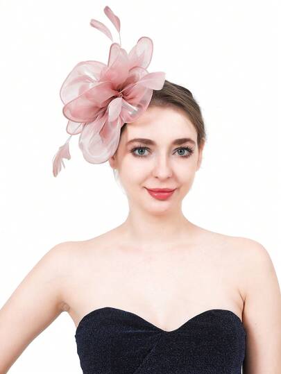 Fascinators Hats For Women - Tea Party Kentucky Fascinator Derby Church Pillbox Hat 50s Headband For Party