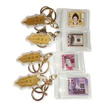 2026 New Realistic Miniature Prop Banknotes Keychain, TWD USD GBP KRW Pendant, Bag Charm, Personalized Travel Souvenir Prop - Birthday Gift - Christmas Gift - Holiday Gift - Perfect Gift, Gift For Friends, Personalized Keychain - Multicolor - View 6