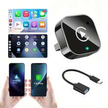 2025 Upgraded Wireless CarPlay Android Auto Adapter - Micro USB Dongle, Auto Connect & No Delay, Convert Factory Wired To Wireless, Compatible With IOS 10+ & 2016+ Vehicles, Easy To Use & Battery-Free - V10-zong. - View 3