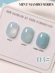 2026春夏新款浅绿色指甲油，12ml水晶凝胶美甲，高光泽，持久速干，需搭配底油和封层使用，需配合UV/LED灯使用，适合工作、通勤、约会和购物等各种场合，沙龙品质，爆款指甲油，热销产品，送礼佳品，美甲设计，不易脱落，易于涂抹，浅绿色系列，必备美甲产品，6色套装可选 - 彩色 - 查看 14