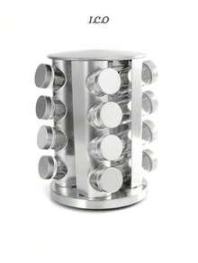 Especiero Giratorio de 16 Frascos, Almacenamiento para Especias, Organización de Cocina - Ver 2