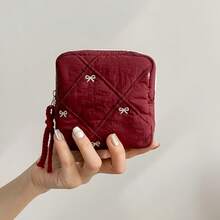 Túi đựng son môi tối giản, sang trọng, túi đựng mỹ phẩm du lịch tiện dụng. - Nhiều màu - Xem 2