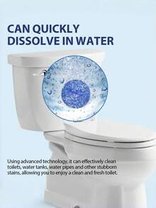 JUE FISH 骊鱼牌；12片装；马桶清洁片；清洁剂；马桶清洁片；有效清洁马桶、水箱、水管等顽固污渍 - 固體 - 查看 5