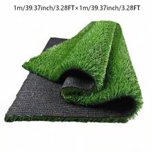 约1米 x 0.5米 / 1米 x 1米 / 1米 x 2米 / 1米 x 3米 / 1米 x 4米 / 1米 x 5米 / 1米 x 6米超薄人造草坪垫，易于裁剪，防火防水，适用于室内/室外、露台、阳台、宠物游乐区等场所——低维护成本的庭院解决方案，外观自然，安装简便，采用优质材料，可用作派对背景、活动策划等。 - 綠色 - 查看 13