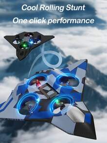 CZ36 Fixed Height Foam Fighter Jet RC Airplane, Crash-Resistant Quadcopter Drone, Birthday Gift - View 7