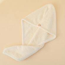 1/4条超细纤维干发巾，300克柔软干发帽，简约纯色浴室干发巾，超强吸水干发巾，防毛躁湿发帽，浴室用品，浴室配件 - 彩色 - 查看 15