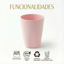Set Of 30 Colorful Plastic Cups 330ml For Schools, Daycare Centers, And Parties - Baby Pink - View 5