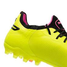 Puma KING ULTIMATE MG 足球鞋，户外 MG 钉训练及比赛鞋，107252-03 - 檸檬黃-黑色-迷幻粉 - 查看 7