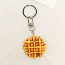1pc 2026 Bestselling Fishball Keychain, Realistic Hong Kong/Macau Snack Food Charm, Classic Street Food, Perfect Gift, Holiday/Birthday Present, Unique Gift - Multicolor - View 13