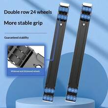 New Movable Roller Pedestal For Refrigerator & Washing Machine, Universal Adjustable Storage Rack Stand - Grey - View 5