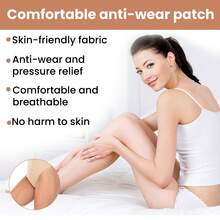 6pcs Extra Large Thigh/Ankle Anti-Chafing Friction Patches, Comfortable Non-Binding Flexible Waterproof Protective Tapes, Suitable For Fitness, Running, Sports, Summer Use To Protect Thighs, Legs, Knees, Ankles - View 3