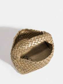 Túi đeo chéo mini cao cấp, túi xách mềm mại thời trang, túi xách nữ đan thủ công hình giỏ mới. - Nhiều màu - Xem 5