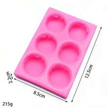 Khuôn silicon tự làm để tạo hình macaron chân thực cho nến thơm, phụ kiện thủ công và trang trí nhà cửa - Làm nến - hồng - Xem 5