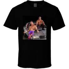 Eddie Guerrero And Rey Mysterio Wrestling Superstars T Shirt - Black - View 8