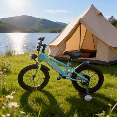 Rower 16-calowy / Rower z kółkami bocznymi / Rower rekreacyjny / Rower miejski, Kolor losowy