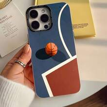 Funda para teléfono con diseño de cancha de baloncesto, compatible con Samsung, Apple, VIVO, OPPO, , Transsion, ,  y Honor. Fabricada en TPU, ofrece protección a prueba de golpes y caídas. Un regalo ideal para familiares y amigos. - CEBADA - Ver 6