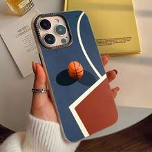 Funda para teléfono con diseño de cancha de baloncesto, compatible con Samsung, Apple, VIVO, OPPO, , Transsion, ,  y Honor. Fabricada en TPU, ofrece protección a prueba de golpes y caídas. Un regalo ideal para familiares y amigos. - CEBADA - Ver 7