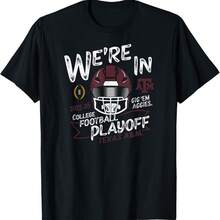 Texas A&M Aggies CFP College Football Playoff 2025-26  T-Shirt - màu đen - Xem 8