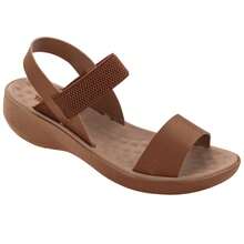 SANDALIA FEMININA ANABELA CONFORTO TERRA E AGUA 479011 - Caramelo - Visão 2