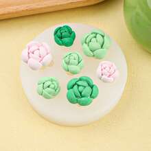 Silicone Mold For DIY Handmade Artificial Succulents - White - View 1