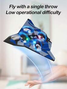 CZ36 Fixed Height Foam Fighter Jet RC Airplane, Crash-Resistant Quadcopter Drone, Birthday Gift - View 4