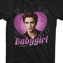 Twilight - Babygirl Edward Alt Image -  Classics - Solid  Adult Sho - màu đen - Xem 8