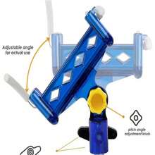 Adjustable Fishing Rod Holder Stand, 360° Stainless Steel Fishing Rod Rack For Beach/Ground, One-Click Lock, Stable And Worry-Free, Allows You To Focus On The Joy Of Fishing, Ideal Gift - Blue - View 6