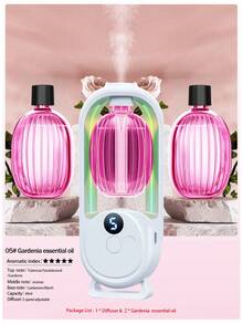 智能自动香薰机空气清新剂卫生间浴室香薰精油分配器加湿器净化喷雾器客厅卫生间除臭精油扩散器USB多模式LED数字显示屏家用壁挂式显示器办公室香氛 - 小型香薰機 - 查看 21