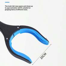 Foldable Long Handle Trash Picker, Multifunctional Sanitation Litter Grabber, Compact Portable Waste Tongs - Multicolor - View 10