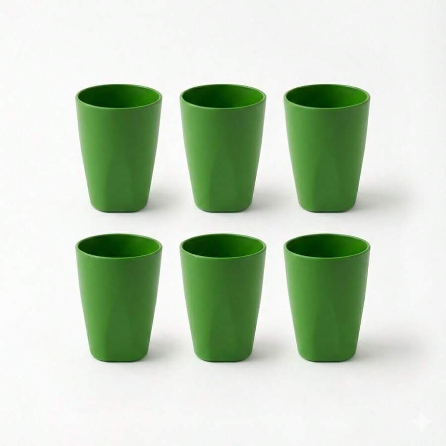 Set Of 30 Colorful Plastic Cups 330ml For Schools, Daycare Centers, And Parties - Citrus Green - View 1