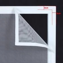 1片防蚊虫网帘，自粘式蚊帐，透气易拆卸清洗 - 白色 - 查看 4