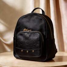 Women Fashion Backpacks - Black - View 1