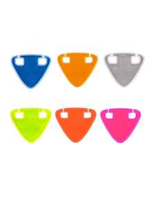 8/4/1件/套 自行车高可见度反光贴纸尾灯，自行车夜间骑行紧急安全警示灯，适用于山地/公路自行车 - 彩色 - 查看 2