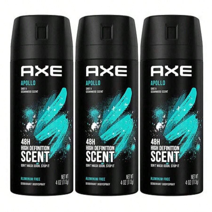 AXE Apollo Body Spray Deodorant For Long-Lasting Odor Protection, Sage & Cedarwood Deodorant For Men Formulated Without Aluminum 150ml - 3 件 - 查看 1