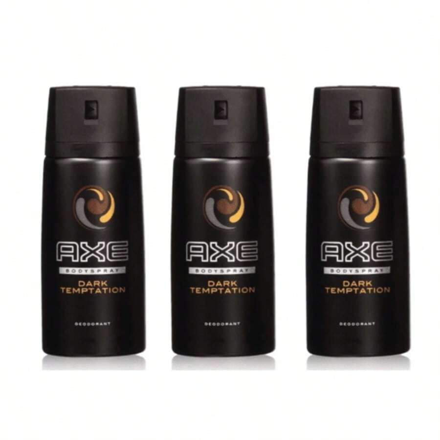 Axe Dark Temptation Mens Deodorant Body Spray, 150ml - 3 Pcs - View 1