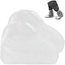 10 Pairs Shoe Covers Boot Covers Plastic Disposable Waterproof Shoe Cover Men And Women Non - Slip Outdoor Overshoes For Rain And Indoor Use - B - View 8
