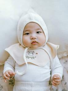 Babero giratorio 360° para bebé, paño atrapa babas para alimentación infantil, baberos antideslizantes para babeo - Multicolor - Ver 9