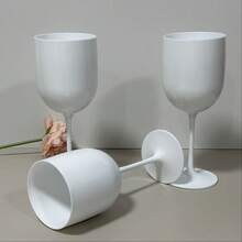 480ml Pink & White Ceramic Champagne Flute, Made Of Shatterproof And Pressure-Resistant Material, Suitable For Wedding, Party, Picnic, Valentine's Day Gift - A - View 1