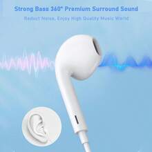 1个带麦克风和音量控制的Type-C有线耳机，入耳式耳机，兼容 17 Pro Max/17 Pro/17/Air/16/15、S25/S24/S23/S22/S21/S20等系列机型。 - 查看 6