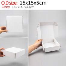 10 hộp giấy trắng, nhiều kích cỡ, hộp carton 3 lớp dùng để đóng gói sản phẩm và gửi thư bưu chính, phù hợp cho doanh nghiệp nhỏ và sử dụng cá nhân - trắng - Xem 17