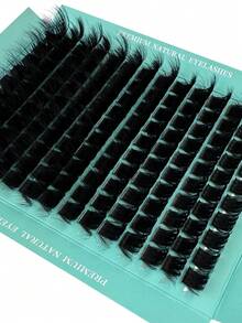 280pcs/210pcs/196pcs/140pcs Faux Mink Eyelashes 200D/160D/120D/100D/80D/60D 8D Luxury Fluffy DIY Cluster Lashes - 8-20mm Mixed Length Eyelash Extension 0.07mm Russian D Curl Thick And Reusable Dramatic Lashes, Beginner Friendly For Daily, Party, Stage, Night Out, Ideal Gift For Mother's Day, Easter, Valentine's Day, Music Festival, Christmas, Christmas Eve, Thanksgiving - D - 查看 9