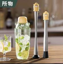 Stainless Steel Crushed Ice Cream Mixing Palette (Random Color) - View 3