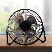 ✨ Ventilador Mini USB 8 Pulgadas  | Portátil y Silencioso | Ajuste de Ángulo | Ideal para Oficina, Escritorio y Hogar | Bajo Consumo | Disponible en Rosa, Azul y Negro : Estructura metálica con aspas de plástico resistente. Fuente de alimentación: USB 5V (incluye cable). No incluye adaptador de corriente. - Ver 2