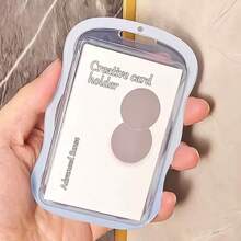 3 Inch Photocard Holder Cloud Shape Idol Protective Case Transparent Photo Card Holder Pendant Keychain - Card Holder + Pendant + Lanyard - View 5