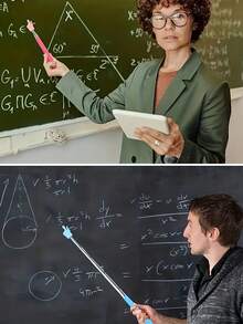 Extendable Finger Reading Pointer, Stretchable Finger Pointer, Retractable Finger Pointer, Teacher's Extendable Finger Pen For Classroom Whiteboard Demonstration, Teacher/Mom Birthday Gift, Home Reading Supplies, Back To School Supplies - Multicolor - View 9