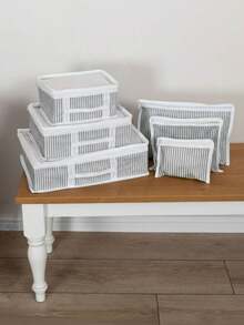 Bavul Organizer Çizgili 6 Parçalı - Multicolor - View 6