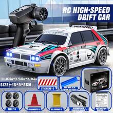 1/24 Scale RC Car, Upgraded Drift Racing Car,Off-Road RC Vehicle - White - View 8