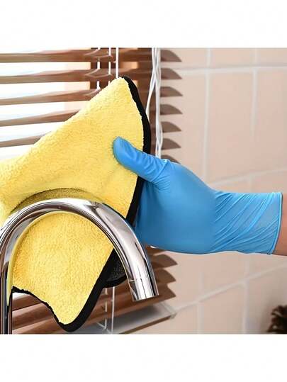 Available In Multiple Colors (Blue, Purple, Red, Black, Etc.), 100 Gloves Per Pack (Random Selection). Durable And Lightweight, Latex-Free And Powder-Free, Versatile For Various Occasions Including Kitchen, Beauty Salon, Hairdressing, Cleaning, Car Detailing, Tattooing, Etc.