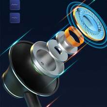 1pc Magnetic Design Wireless Sports Earphones, Button Control, Soft Silicone Comfortable, Flexible Bending, Neckband Style, HiFi Stereo, Wireless Music Earphones, Up To 60 Hours Playtime - Multicolor - View 5