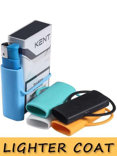 Hộp đựng bật lửa silicon nhiều màu sắc, bao đựng bật lửa silicon di động, hộp đựng bật lửa chống trượt, khử mùi, chống va đập, thích hợp cho túi đựng bật lửa và các vật dụng gia đình.